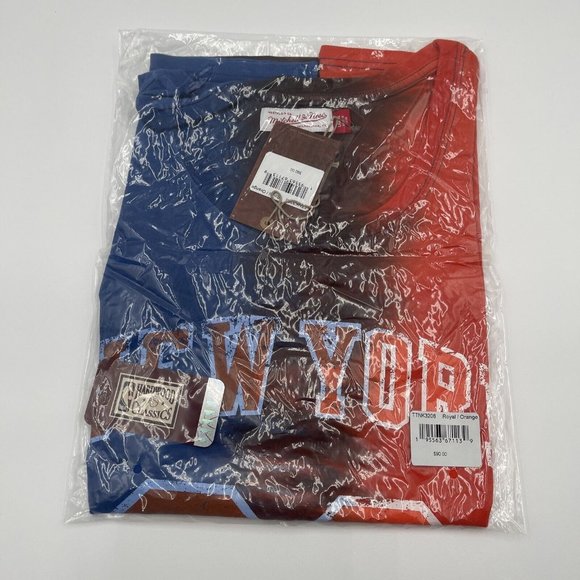 Men's Mitchell & Ness New York Knicks NBA Patrick Ewing Tie-Dye Tank Size Large - Picture 6 of 6